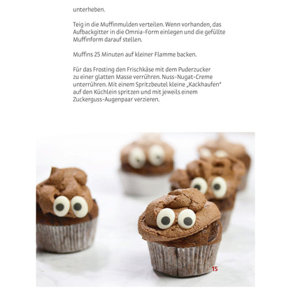 Kleine Kackhaufen | Lustige Cupcakes aus dem Omnia Backofen