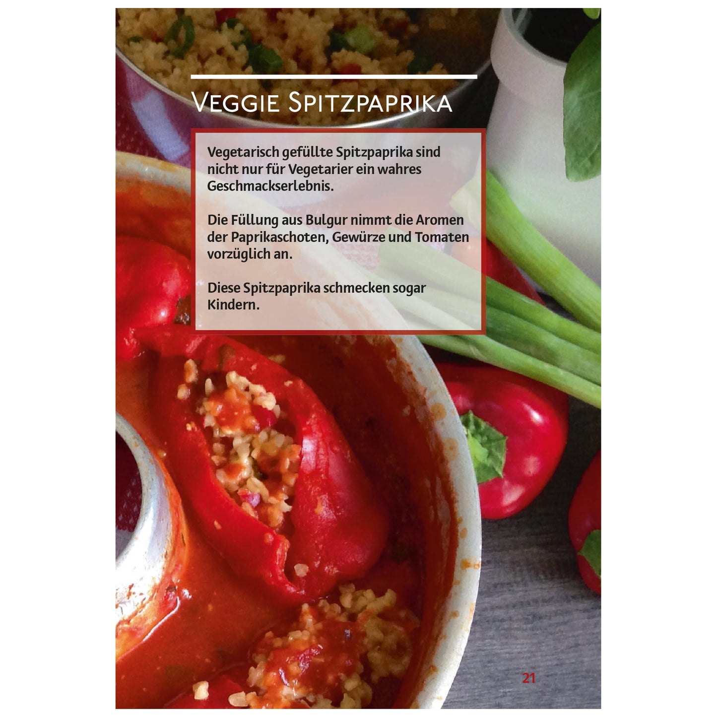 Vegetarische Spitzpaprika | Rezepte von 4 REIFEN 1 KLO