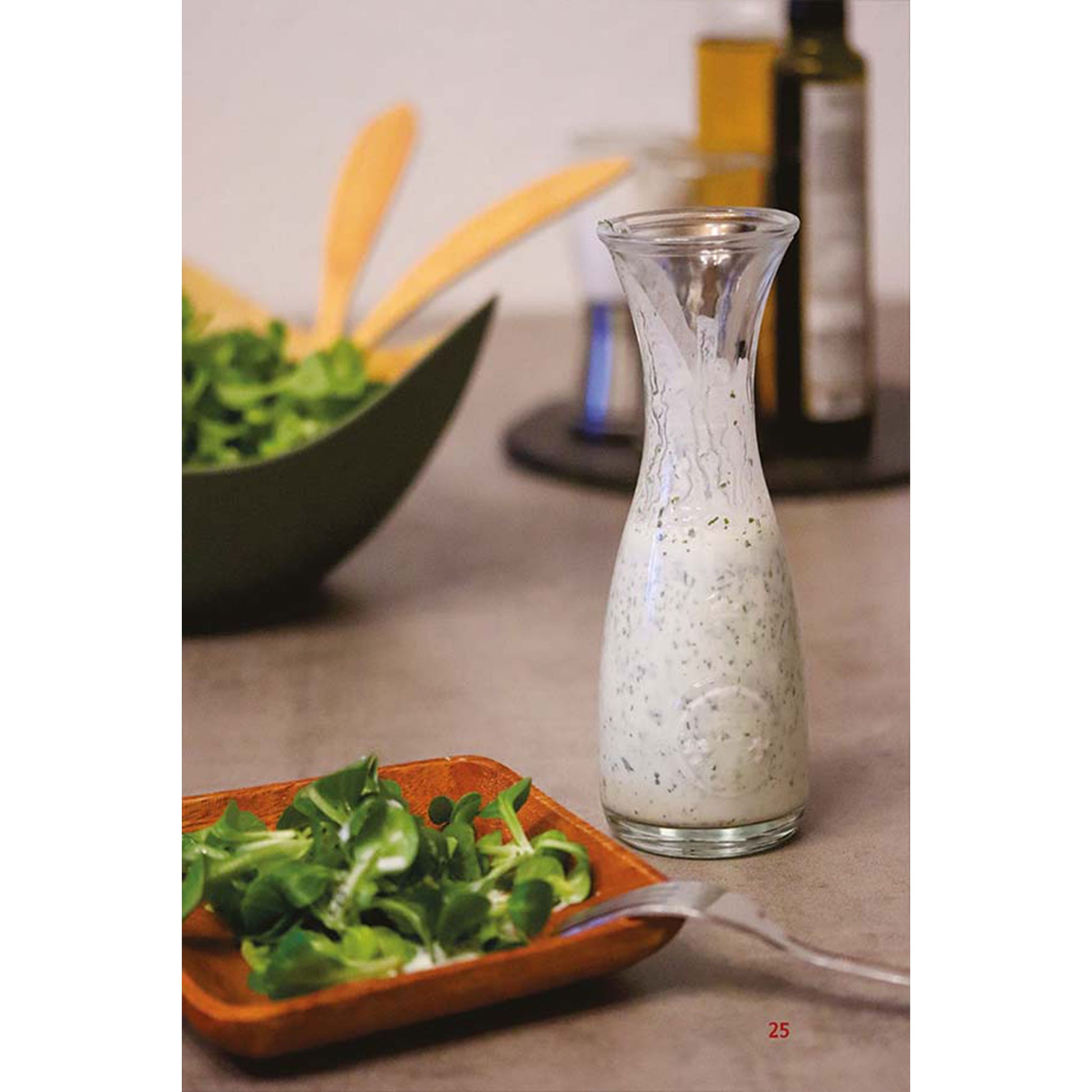 Kräuter Joghurt Dressing | Salatdressingsrezepte zu grünem Salat